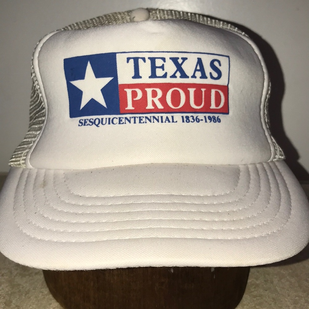 Vintage Texas Proud 1986 Mesh Trucker SnapBack Hat